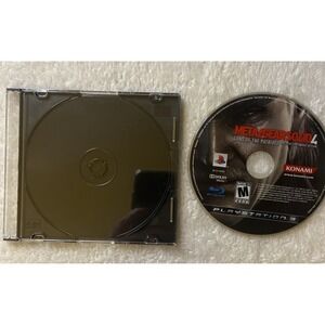 Metal Gear Solid 4 Guns of the Patriots 2008 Sony PlayStation 3 Jewel‎ Case